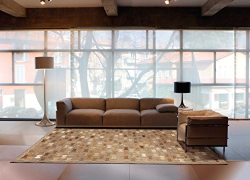 Joseph Abboud CHI01 Chicago Rectangle Rug, 3.6 by 5.6-Inch, Brown