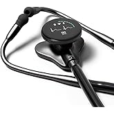 Eko CORE 500&trade; Digital Stethoscope &mdash; 40x Amplification, Active Noise Cancellation, 3-Lead ECG, FDA-Cleared AI with Eko+, Full-Color Display, Reimbursement Eligible &mdash; Matte Black, COR503-BLK