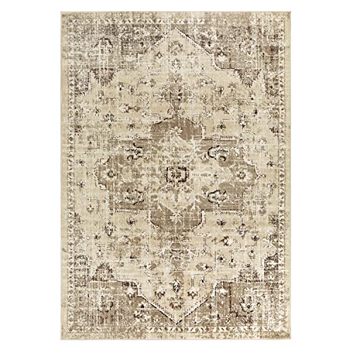 Antep Rugs Elite 8x10 Vintage Bohemian Distressed Oriental Medallion