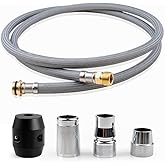 Kitchen Faucet Hose Replacement for Grohe 48293000 Flexible Shower Hose with Weight, Fits for Grohe Kitchen Faucet