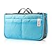 GEARONIC TM Lady Women Travel Insert Organizer Compartment Bag Handbag Purse Large Liner Tidy Bag - Blue