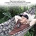 Sunyear Camping Hammock, Portable Single & Double Hammock with Net, 2 Person Hammock Tent with 2 * 10ft Straps, Best for Outdoor Hiking Survival Travel