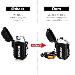LcFun Electric Lighter, Plasma Lighter Waterproof