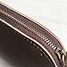 SAIBANG Vintage Leather Pencil Case with Zipper, Handmade Genuine Leather Stationery Art Supplies College Office Pencil Holder Pen Case Pouch Unisex