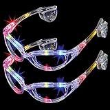 WeGlow International Flashing Multi Color Sunglasses (2 pack)