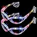 WeGlow International Flashing Multi Color Sunglasses (2 pack)