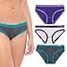 High Sierra 3 Pack Performance Women’s Bikini Briefs Underwear Athletic Nylon Ladies Panties
