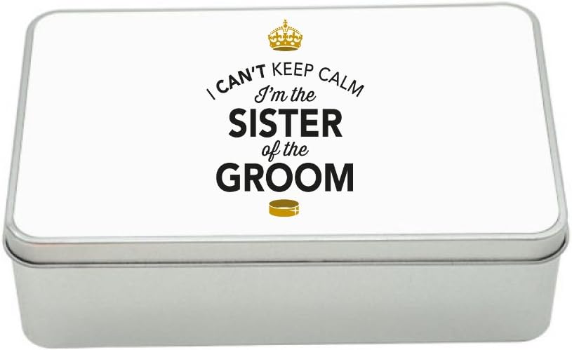 Hermana del novio, caja de regalo, estaño, recuerdo, boda ...