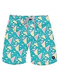 Men's Geometric Neon Beach Shorts - X80 Ultra-Soft Neon Short Shorts