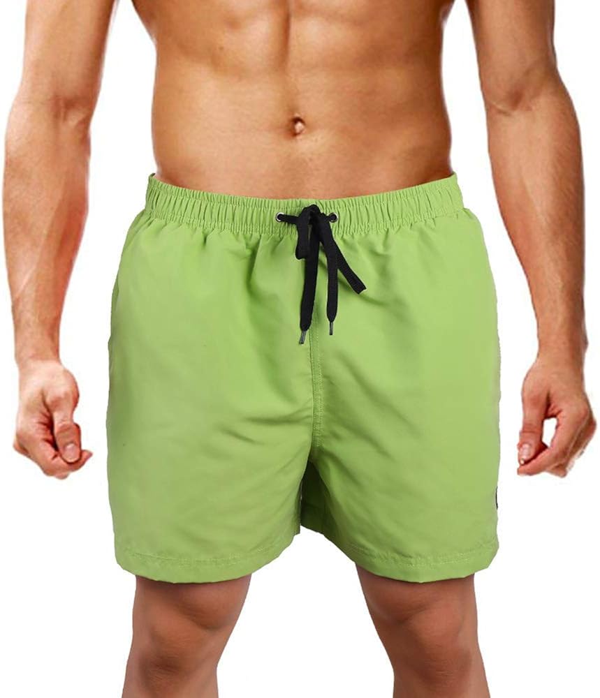 Farchat Mens Swim Shorts Swimming Trunks for Surf Beach Board Shorts