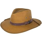 Outback Trading Company Unisex 1480 Kodiak UPF 50 Waterproof Breathable Outdoor Western Cotton Oilskin Hat