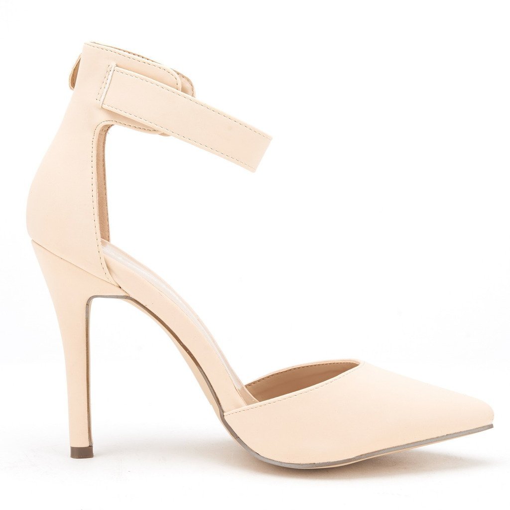 DREAM PAIRS Oppointed-Ankle Women's Pointed Toe Ankle Strap D'Orsay High Heel Stiletto Pumps Shoes - Image 3