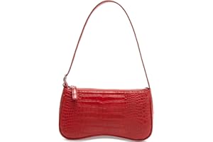 WSRYDJDL Small Purse for Women, Adjustable Shoulder Bags Crocodile Pattern Clutch Purse with Zipper Closure Retro