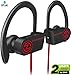 Wireless Bluetooth Headphones Zeus IMPROVED 2018 Best Sport Headphones - Wireless Earbuds w/ Mic Noise Cancelling - Running Headphones - Workout Headphones Earphones - Sports Earbuds for Women for Men