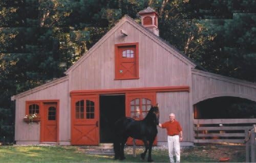 Nine Small Horse Barn Plans With Lofts Complete Pole Barn
