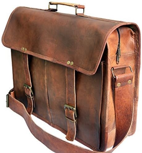 El-Cuero VIntage Leather laptop messenger bag man bag briefcase for men &amp; women
