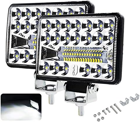 LED Fog Lights For 2011-2014 Ford F150 - 2PCS 30W 4-inch Round Smoke Lens Driving Lights