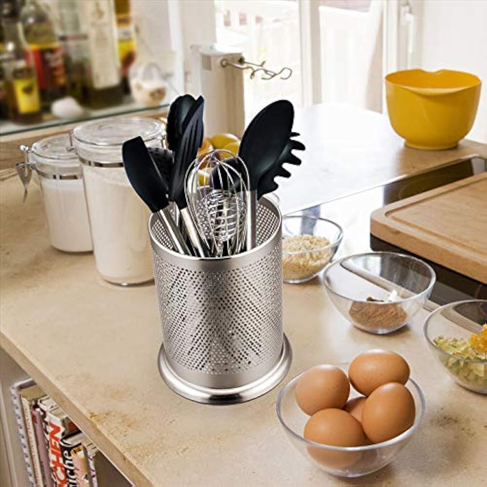 Flatware Organizers Utensil Holder Set Of 3, Stainless Steel Large