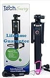 Selfie Stick for IPhone 6 6+ 5S Samsung Galaxy and android. on your Digistick TSI U-shaped monopod with Bluetooth remote shutter.