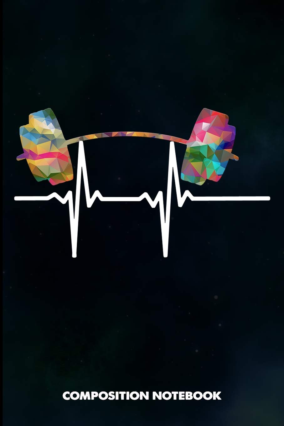 Composition Notebook: Weightlifter Heartbeats, Birthday Journal Gift for Gym, Fitness Powerlifters to write on