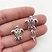 Vie jeune 10pcs Bright Silver Turtle Charms Pearl Cage Locket Beads Cage Pendant Jewelry Making Supplies-For Oyster Pearls, Essential Oil Diffuser, Fun Gifts (Turtle-1)