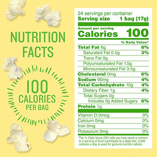 ANGIE’S KETTLE CORN, PPCRN, BOOMCHICKAPOP, SSLT, PACK OF 24, SIZE – .6 OZ, QUANTITY – 1 CASE