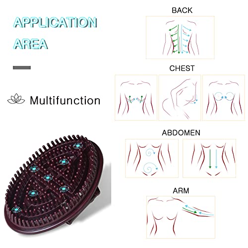 Deep Tissue Hand Held Massager Palm Shaped Massage Glove Tools for Neck