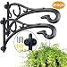 Hanging Plant Bracket,Heavy Duty Artistic Garden Hook (13 Inches/2 Pack) Thicker More Durable Rust-Resistant, for Hanging Bird Feeders,Lanterns,Potted,Outdoor Indoor Brackets Hooks