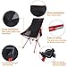 G4Free Lightweight Portable Camping Chair Outdoor Folding Backpacking High Back Camp Lounge Chairs with Headrest and Pocket for Sports Picnic Beach Hiking Fishing (Red)
