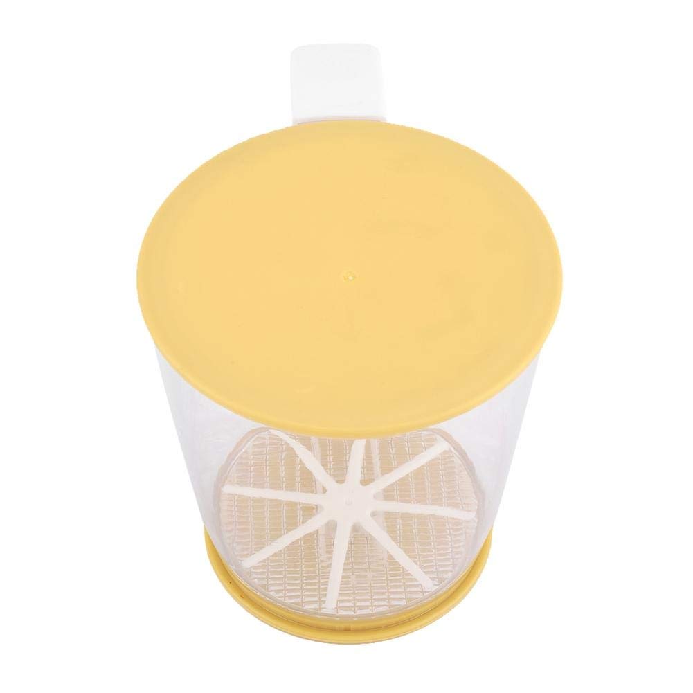 Regun Strainer Cup,Hand-held Flour Sifter Cup Flour Sifter Kitchen Supply With Lid For Powder Mesh Sieve Baking Supplies Tools