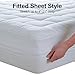 EASELAND Twin XL Mattress Pad Pillow Top Quilted Fitted Mattress Cover/ Protector Extra Long Cotton Top 8-21