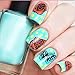 CICI&SISI Nail Art Stamping Plates Kit Layered Flower Plate Manicure Template, 4 Piece