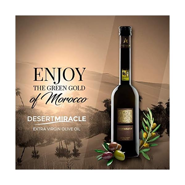 Desert Miracle Cold Pressed Polyphenol Rich Moroccan Olive Oil, Kosher