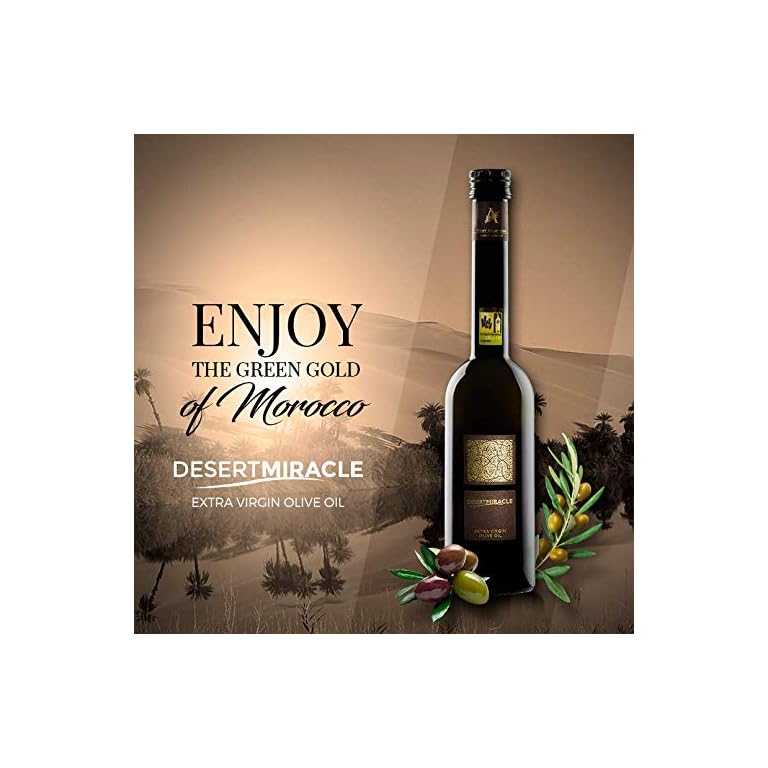 Desert Miracle Cold Pressed Polyphenol Rich Moroccan Olive Oil, Kosher