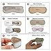 EQARD Heel Cushion Pads - Thick Heel Grips Liner Insert for Shoes Too Big, Self-Adhesive Shoe Insoles Foot Care Protector,Leather Prevent Blisters,4 Pairs Unisex (Multicolor)