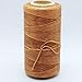 284yrd deep khaki Leather Sewing Waxed Thread 150D 1mm Leather Hand Stitching 125g