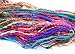 Darn Good Yarn, Wild Peacock Recycled Silk Yarn, 85 Yards, Multicolor, 100 Grams, 1 Skein