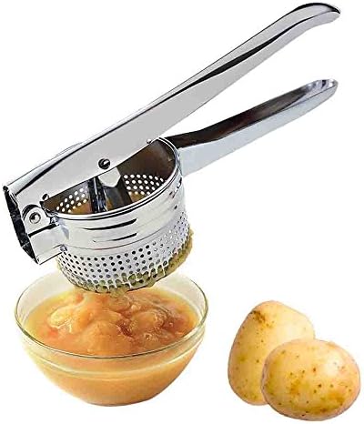 Stainless Steel Potato Ricer Professional Detachable Fruit Masher Top Grade Baby Food Strainer with Ergonomic Handle