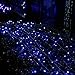 Icicle Solar String Lights Outdoor, 72 Ft 200 LED Waterproof Fairy Decorative Lighting for Indoor/Outdoor Home, Patio, Lawn, Garden, Party, Wedding, Holiday Decorations, and Christmas (Blue)