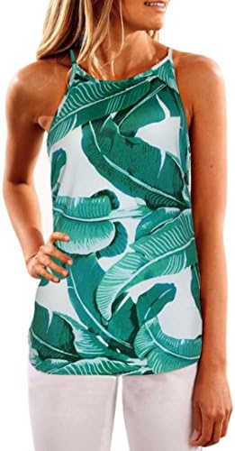 Gillberry Women Summer Floral Vest Sleeveless Blouse Casual Tank Tops T-Shirt