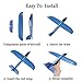 Inchoispace Gliders Foam Airplane Toy for Boys Girls Toddlers, 4PCS Manual Throwing Model Flying Plane Aircraft Gift for Outdoor Sports Garden Yard Playing