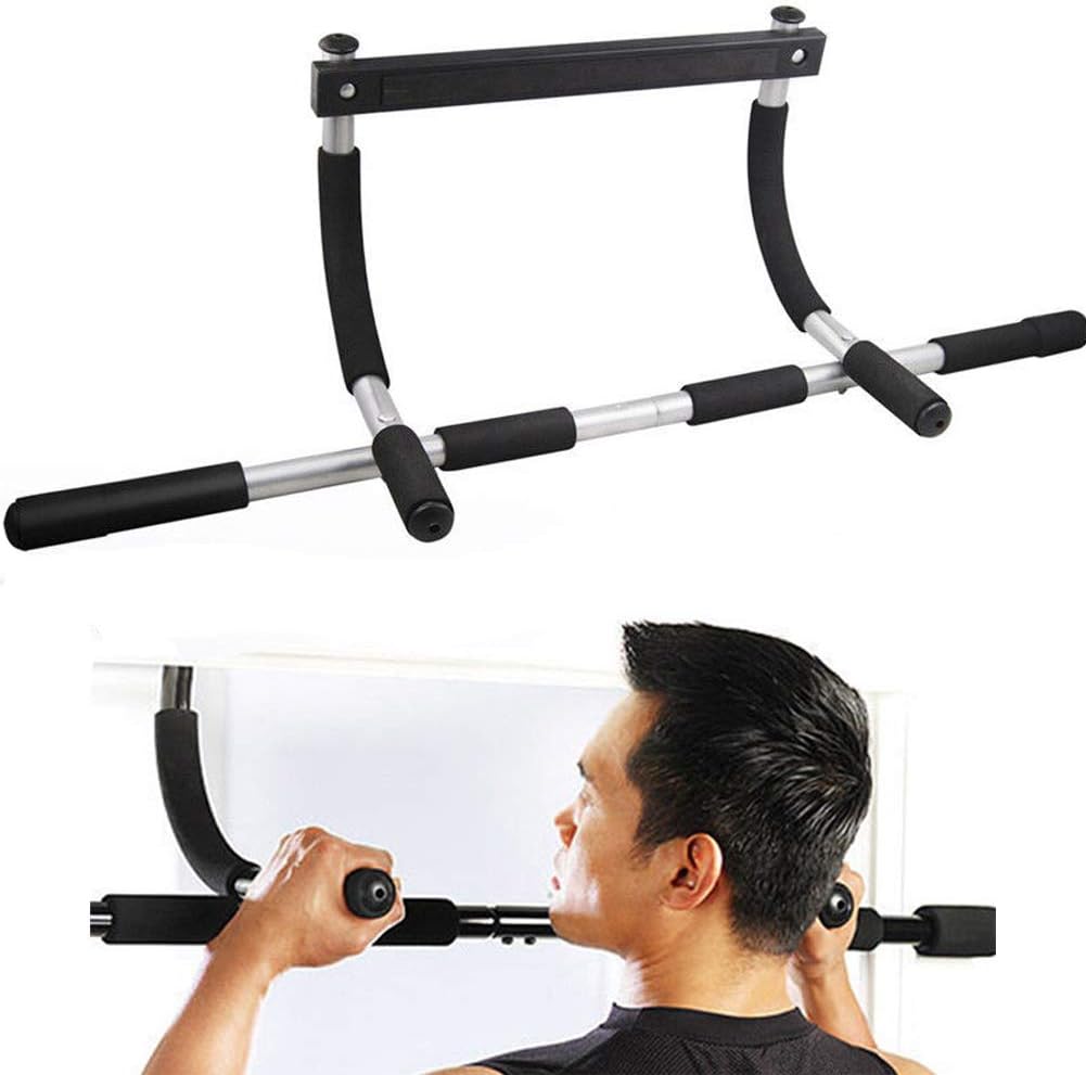 HXZB Multifunctional Door Pull-Up Bar, Soft Grips, Core Training Indoor for Upper Body Workout