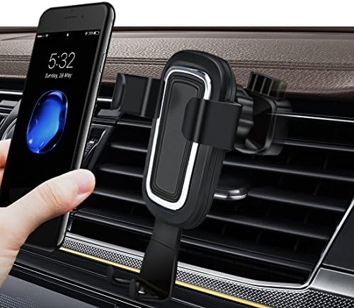 PUREBOX Car Phone Mount,Universal Adjustable Air Vent Car Phone Holder for iPhone 8/8Plus/7/7Plus/6s/6Plus/5S, Galaxy S5/S6/S7/S8 Edge Note 6/7,Google Nexus, LG, Huawei Smart No Touch Cellphone Mount