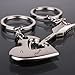 Cy3Lf 1 Pair Onlyou Key to My Heart Cute Couple Love Keychain Ring