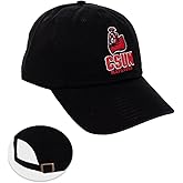 Desert Cactus California State University Northridge Baseball Hat Matadors CSUN Brimmed Embroidered Cap Adjustable Cloth Strap Adult (Style A) Black
