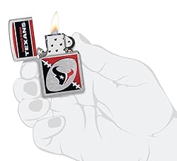 Zippo NFL Houston Texans Street Chrome Pocket Lighter