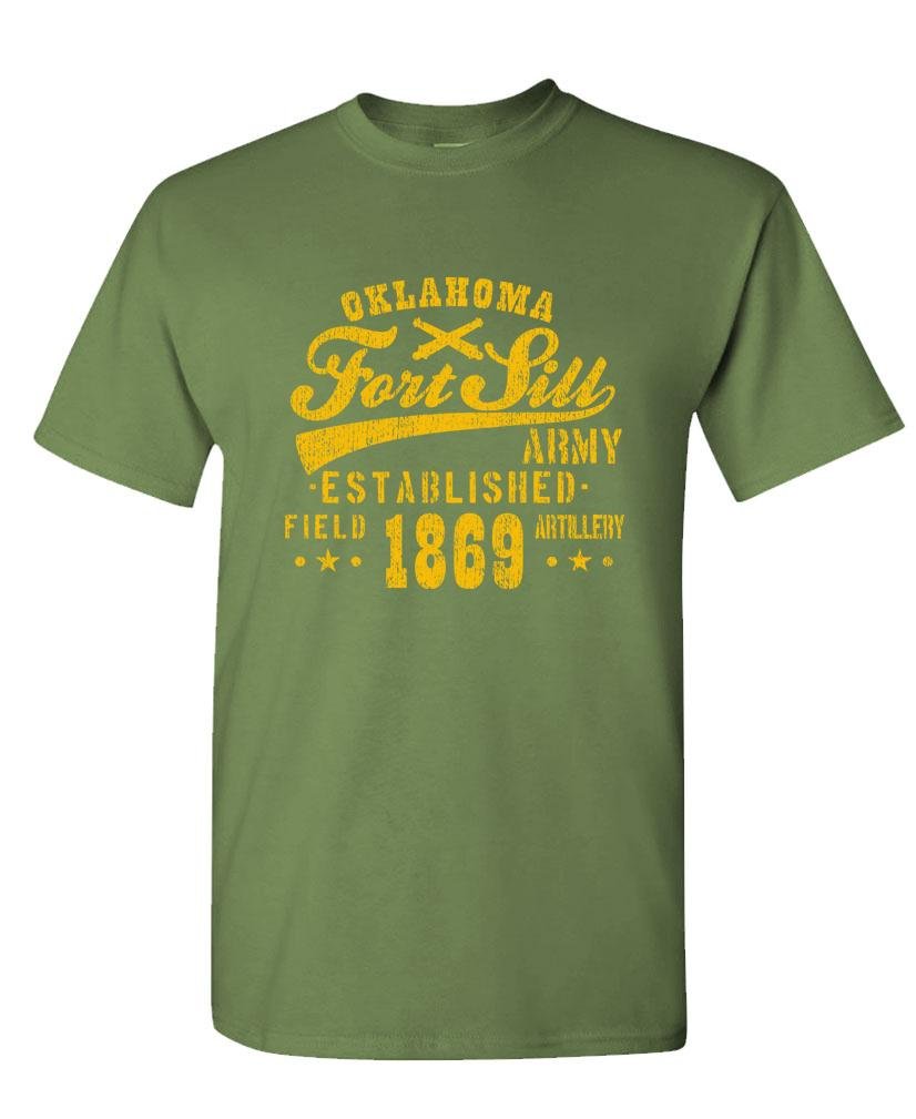 Fort Sill Oklahoma Military Base S T Shirt 6704 Kitilan