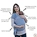 Baby Wrap Ergo Carrier Sling - by FNF Snugz - Baby Sling, Baby Wrap Carrier, Nursing Cover - Specialized Baby Slings and Wraps for Infants and Newborn
