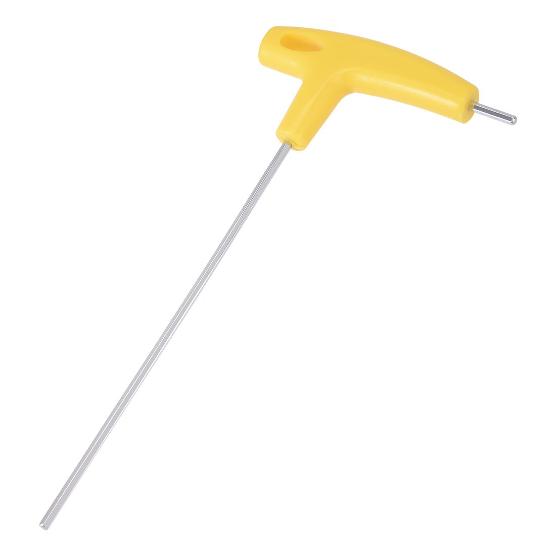 Sourcingmap 3mm Metric Long Arm T-Handle Hex Key Wrench Chrome Finish