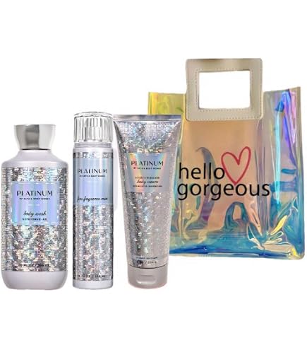 Amazon.com : PLATINUM -Bath Body/Work - 3 Piece Bundle - Spray